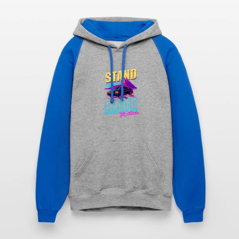 Edm Rave Stand Rave Together Synthwave