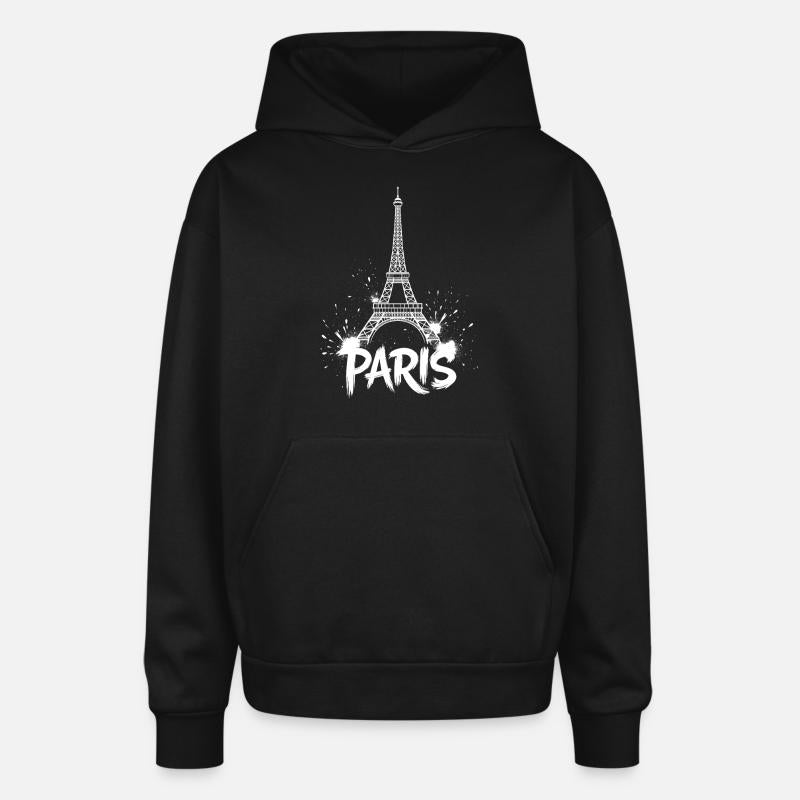 Eiffel Tower Pop Art Night Scene