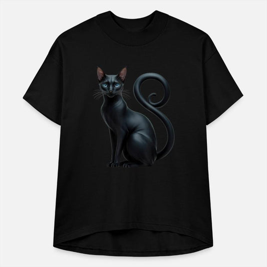 Elegant Black Sphynx Funny