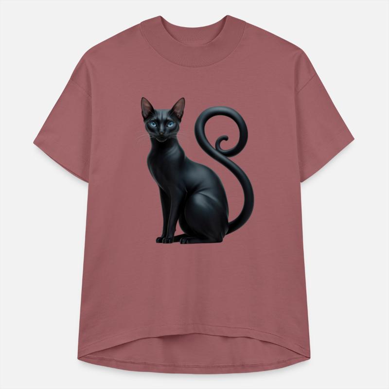 Elegant Black Sphynx Funny