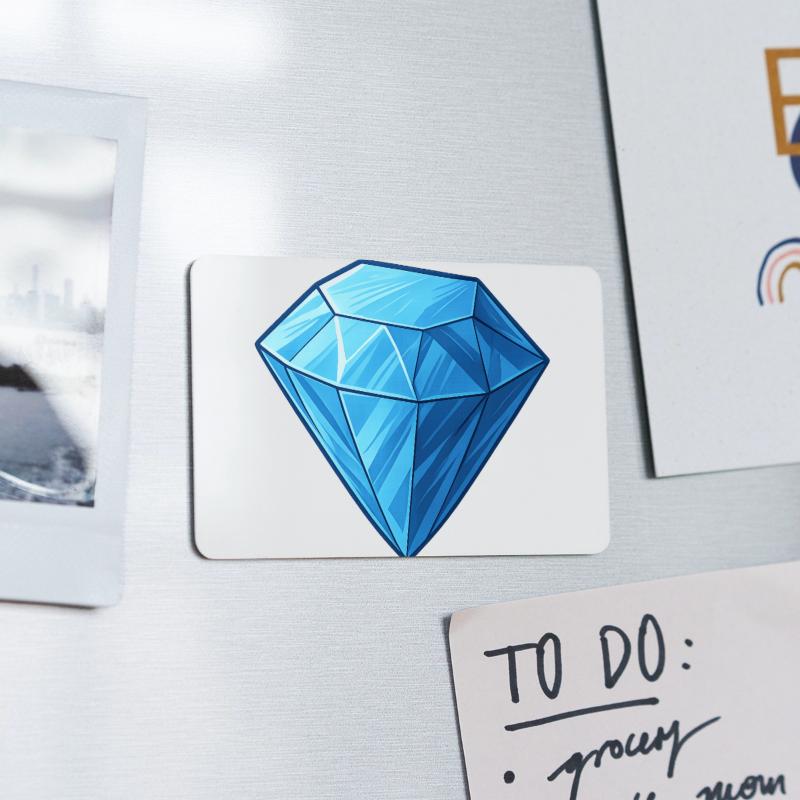 Elegant Blue Diamond Illustration