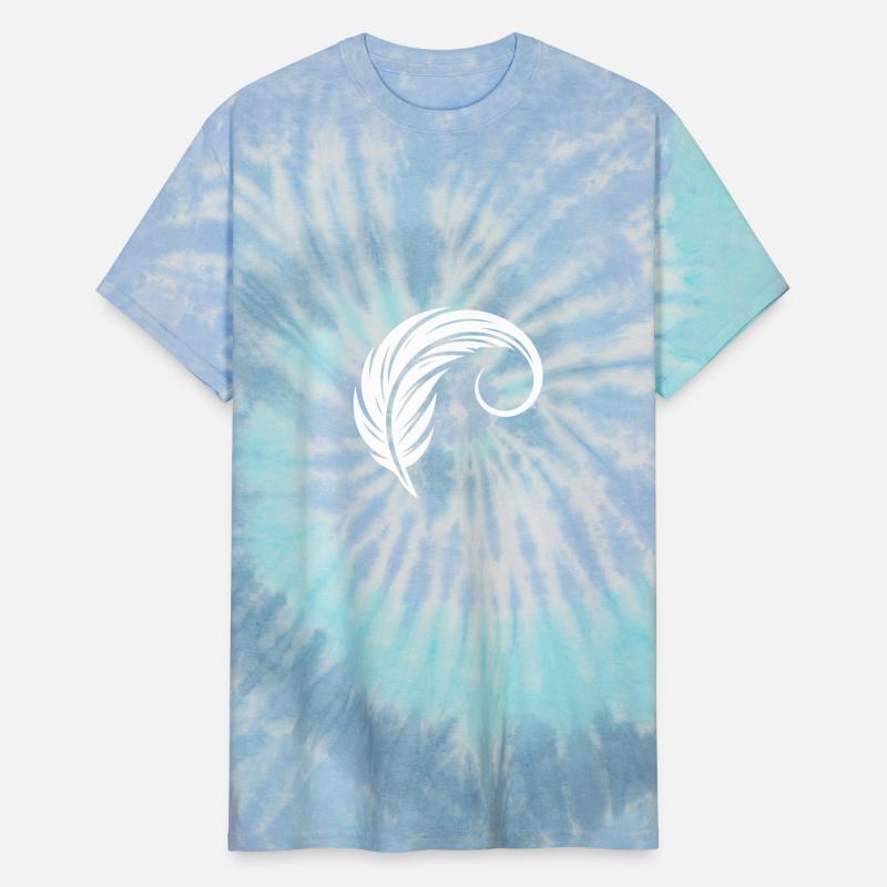 Elegant Curved Tattoo Ink Feather