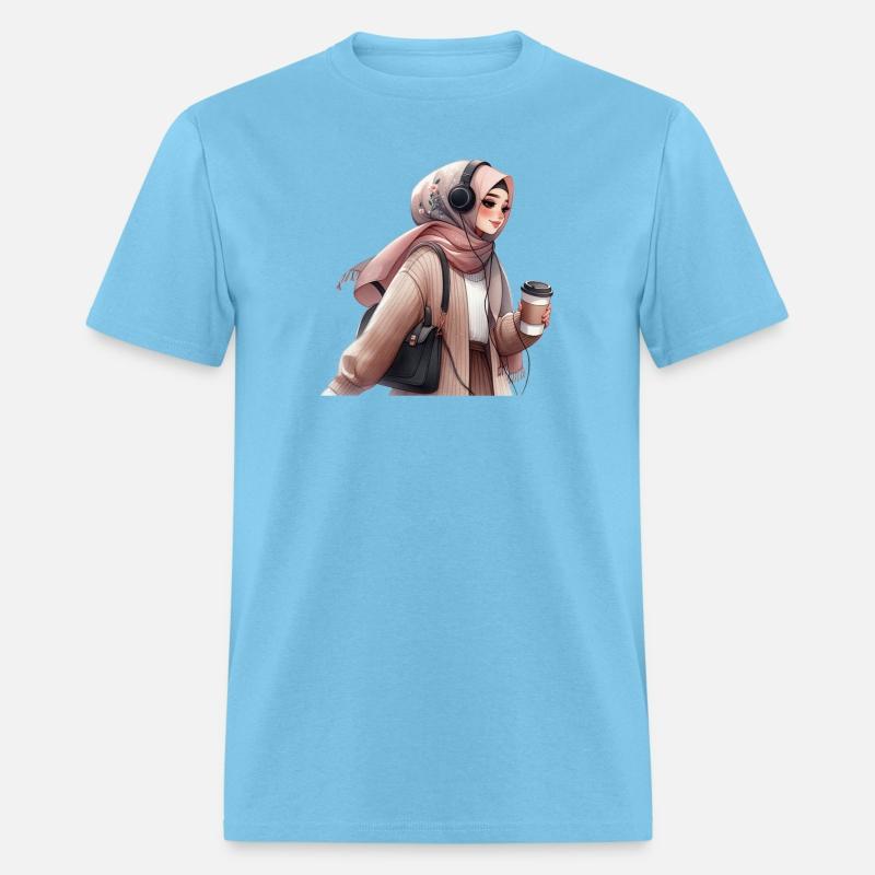 Elegant Hijab with Audio Visual Elements