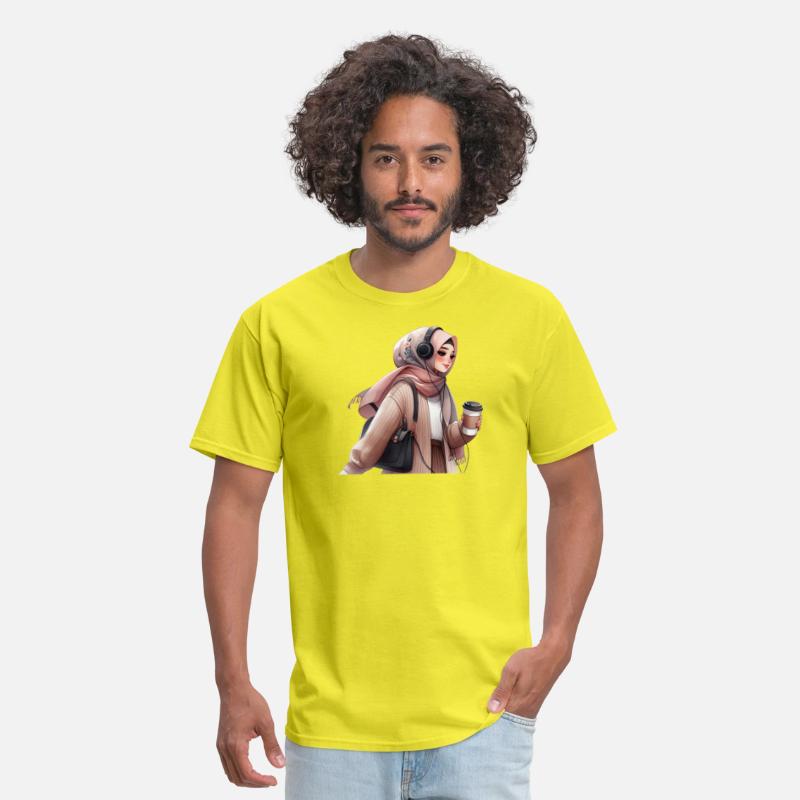 Elegant Hijab with Audio Visual Elements