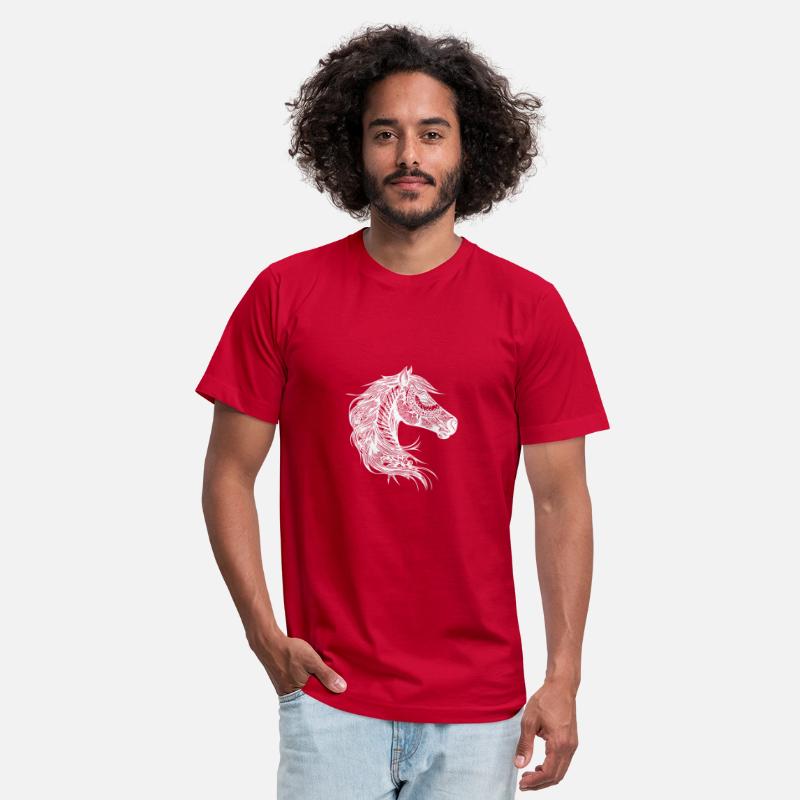 Elegant Horse In Elegant Tattoo Mane Style