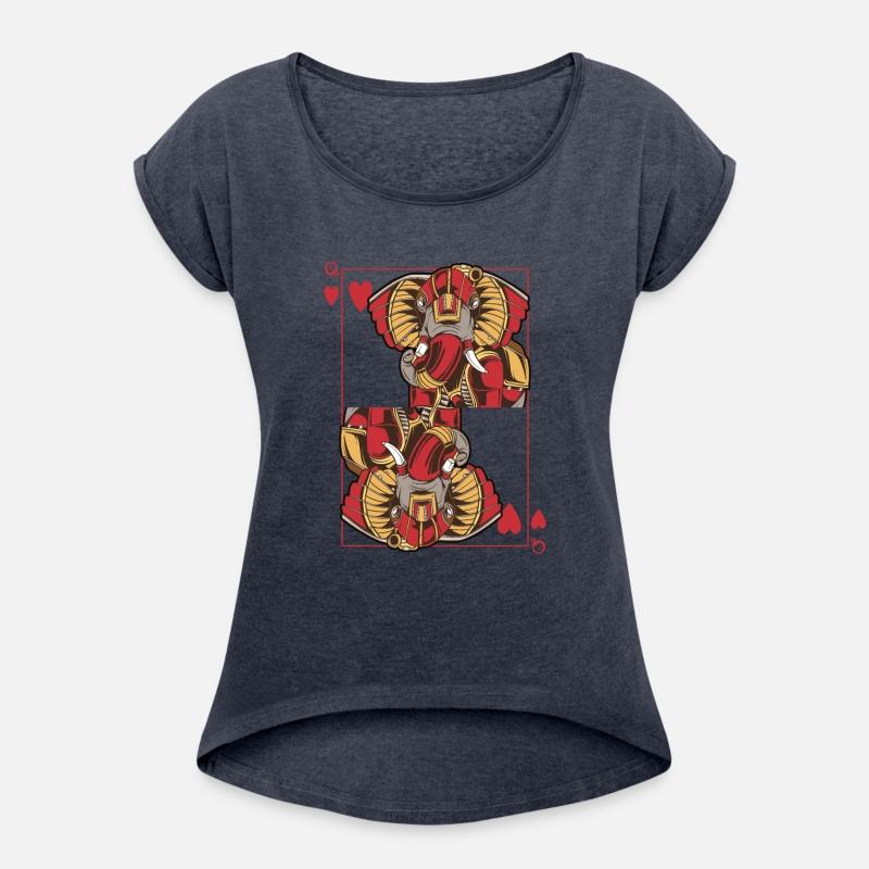 Elephant Steampunk Card Game Heart Queen Poker