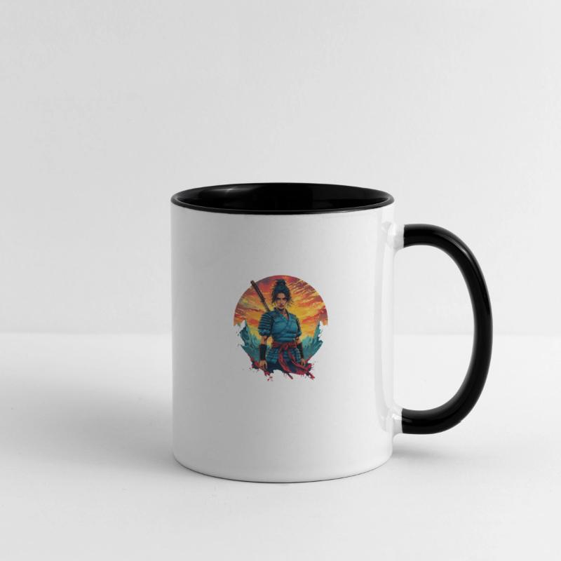 Female Samurai In Traditional Armor