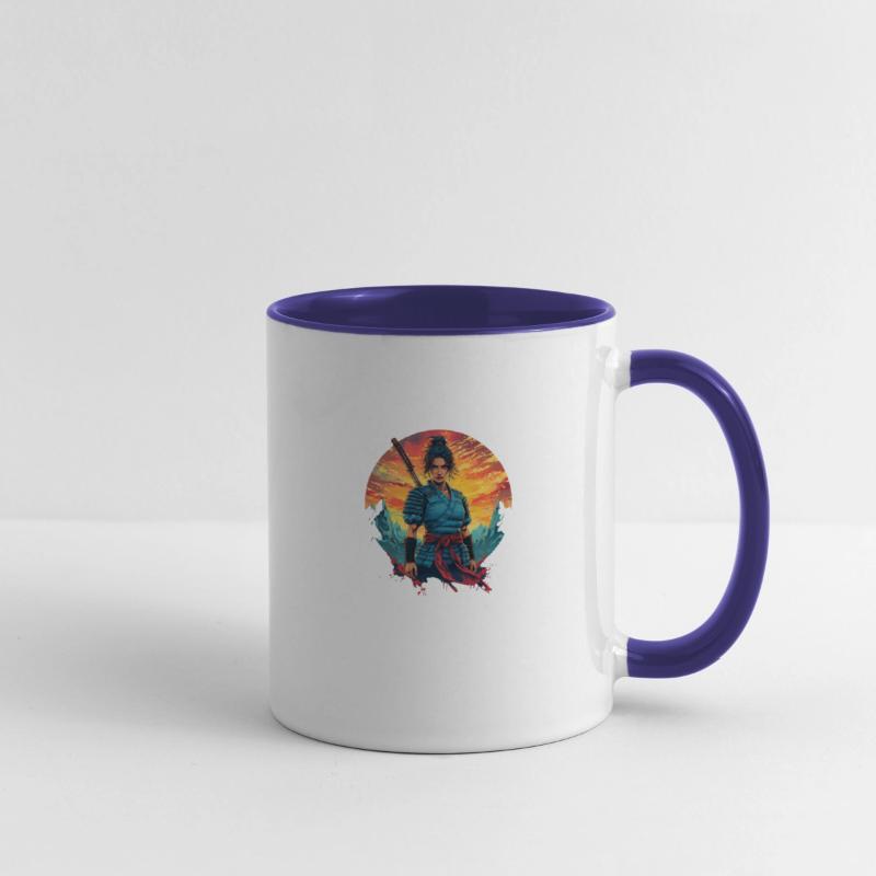 Female Samurai In Traditional Armor