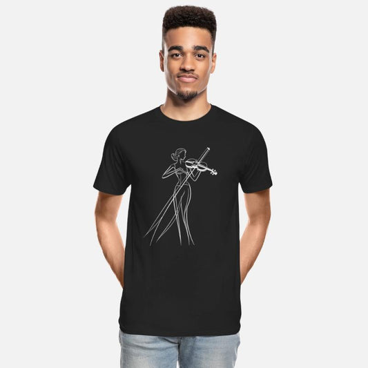 Female Violin Player Sketch