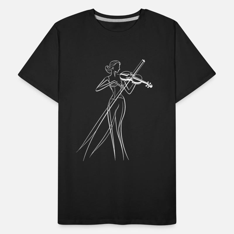Female Violin Player Sketch