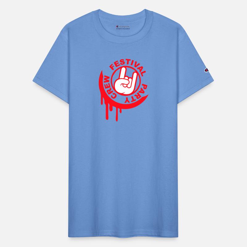 Festival party crew graffiti metal hand gesture