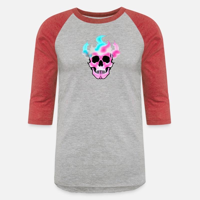 Fire Skull - Pink Smoke Skeleton Flames 8