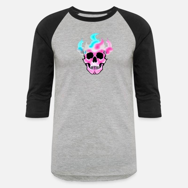 Fire Skull - Pink Smoke Skeleton Flames 8