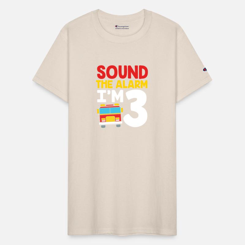 Firetruck 3rd Birthday Sound The Alarm Im 3