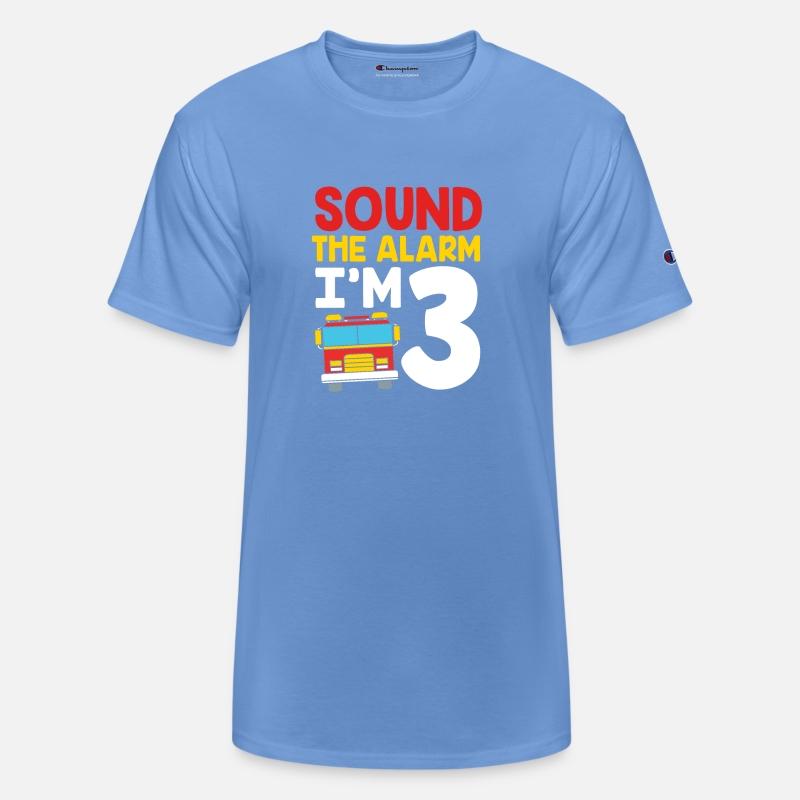 Firetruck 3rd Birthday Sound The Alarm Im 3