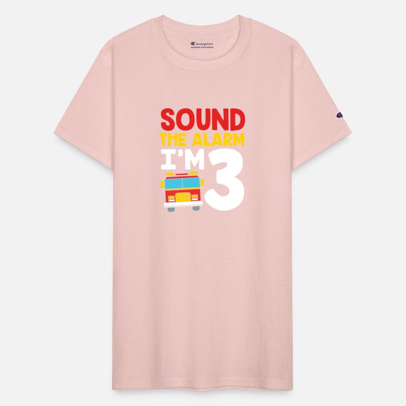 Firetruck 3rd Birthday Sound The Alarm Im 3