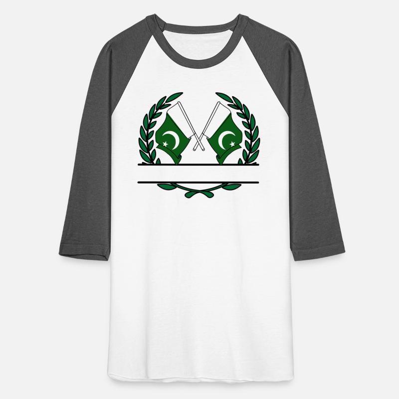 Flags Pakistan laurel wreath banner