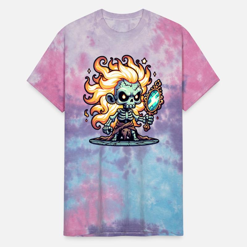 Flame-Haired Skeleton Witch – Magic Mirror Spirit