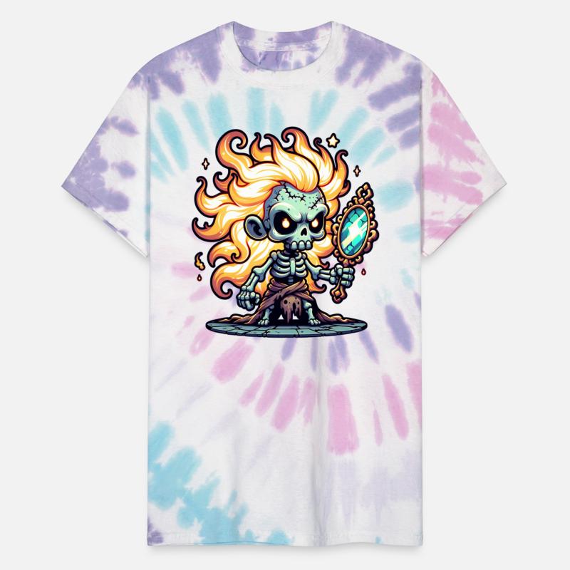 Flame-Haired Skeleton Witch – Magic Mirror Spirit