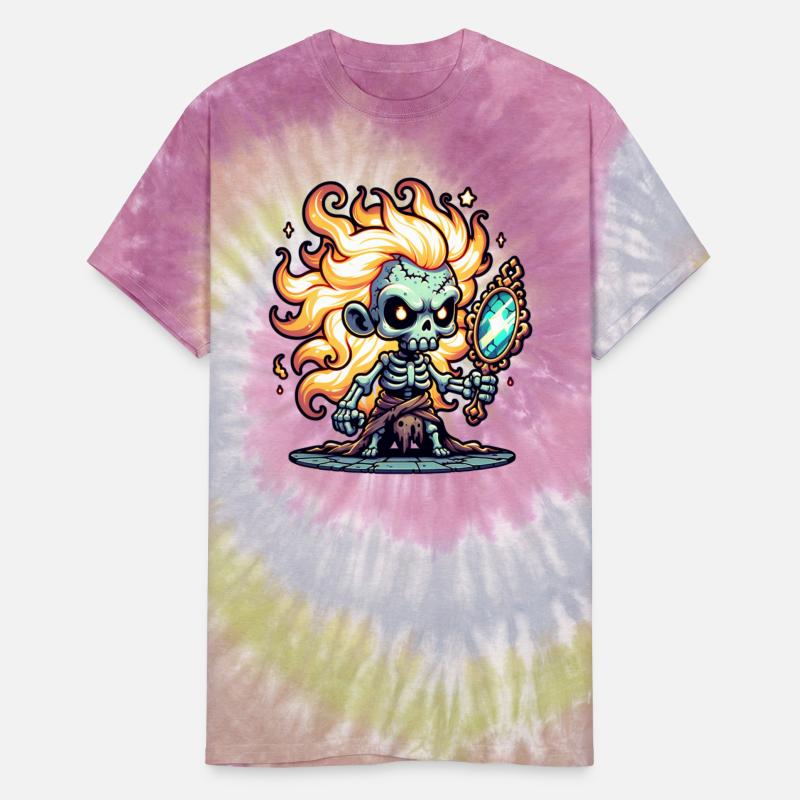 Flame-Haired Skeleton Witch – Magic Mirror Spirit