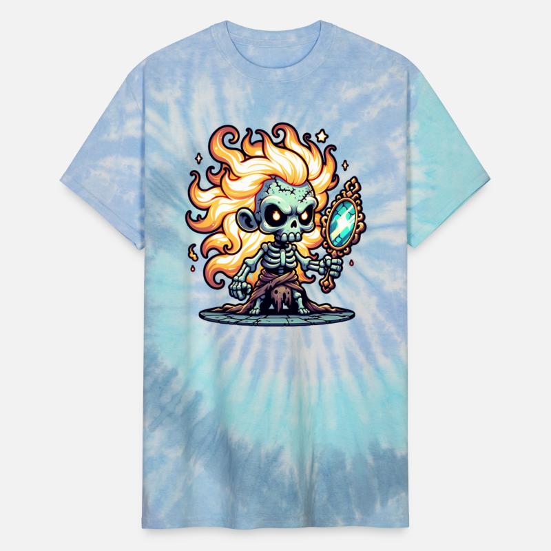 Flame-Haired Skeleton Witch – Magic Mirror Spirit