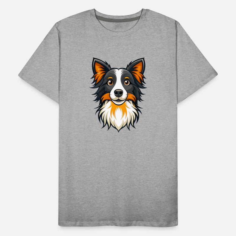 Focused Border Collie Herding Sheep