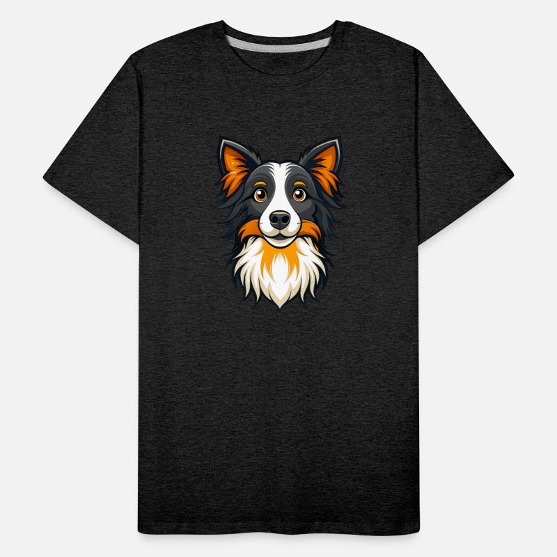 Focused Border Collie Herding Sheep