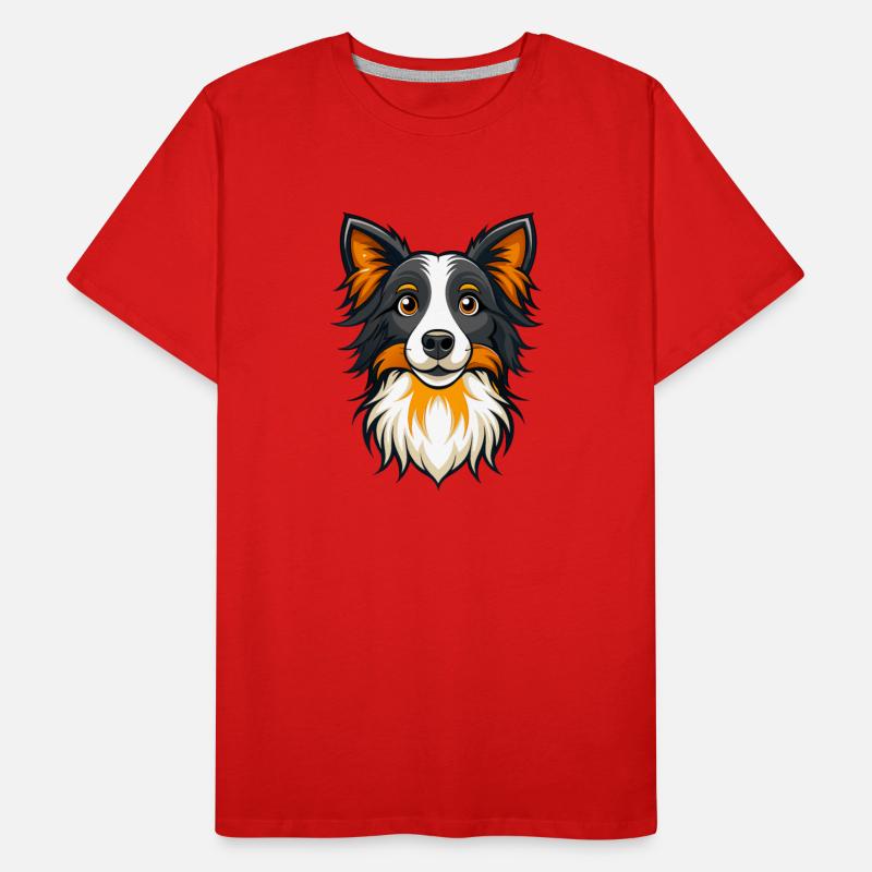 Focused Border Collie Herding Sheep