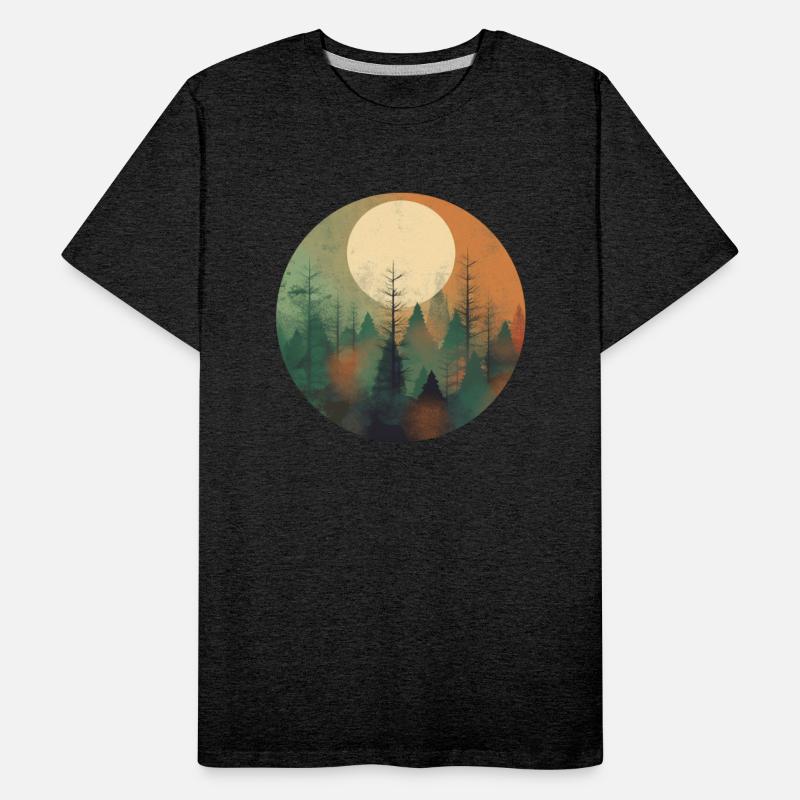 Foggy Forest Nature-Infused Urban Style