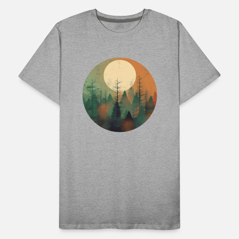 Foggy Forest Nature-Infused Urban Style