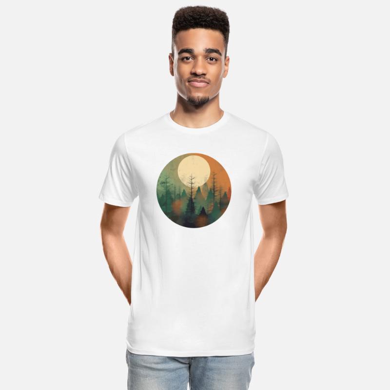 Foggy Forest Nature-Infused Urban Style