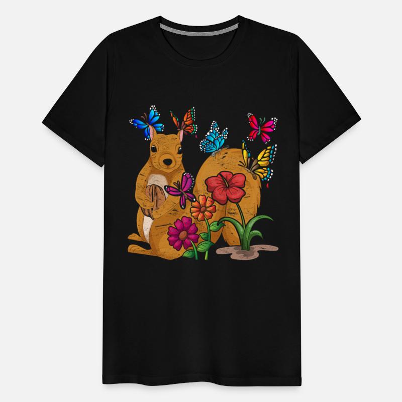 Forest animal gift butterfly squirrel