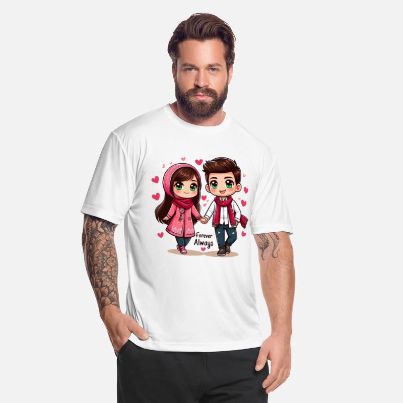 Forever Always – Cute Couple Illustration