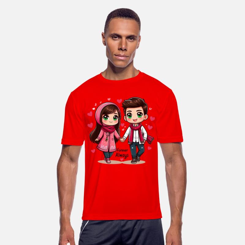 Forever Always – Cute Couple Illustration