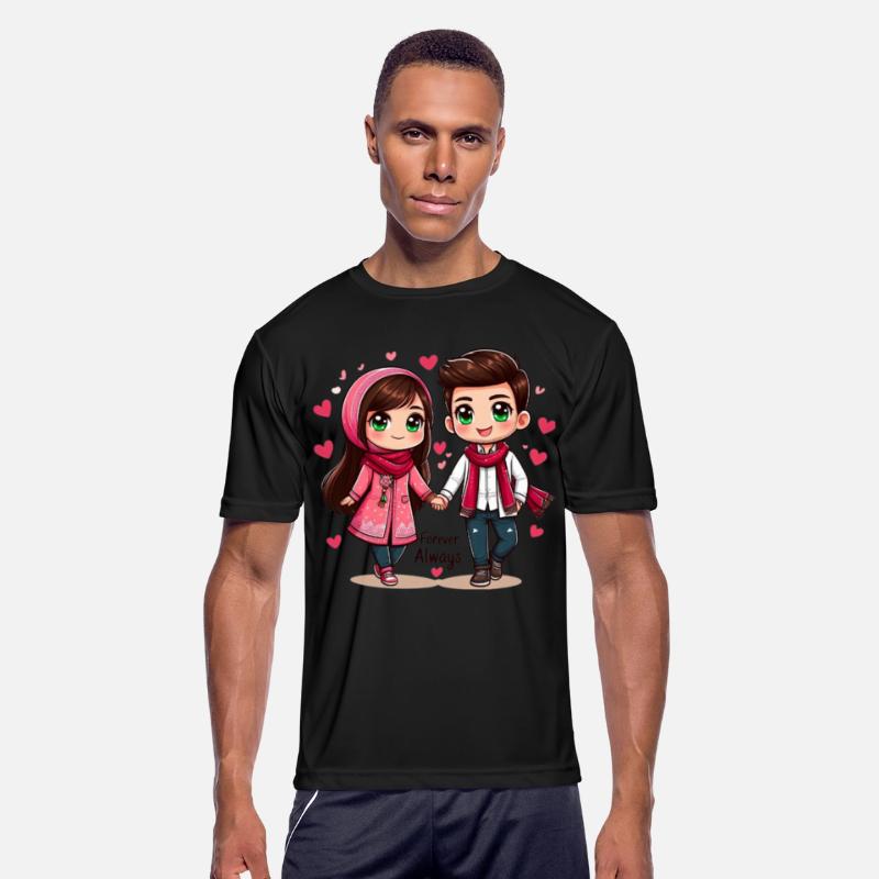 Forever Always – Cute Couple Illustration