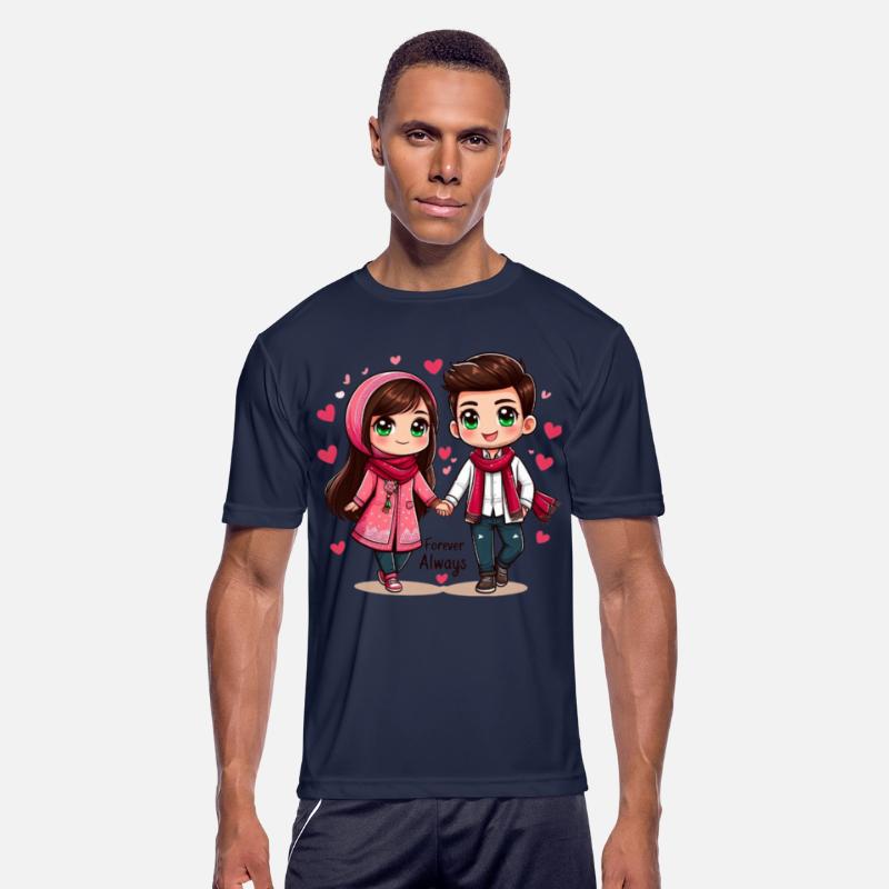 Forever Always – Cute Couple Illustration