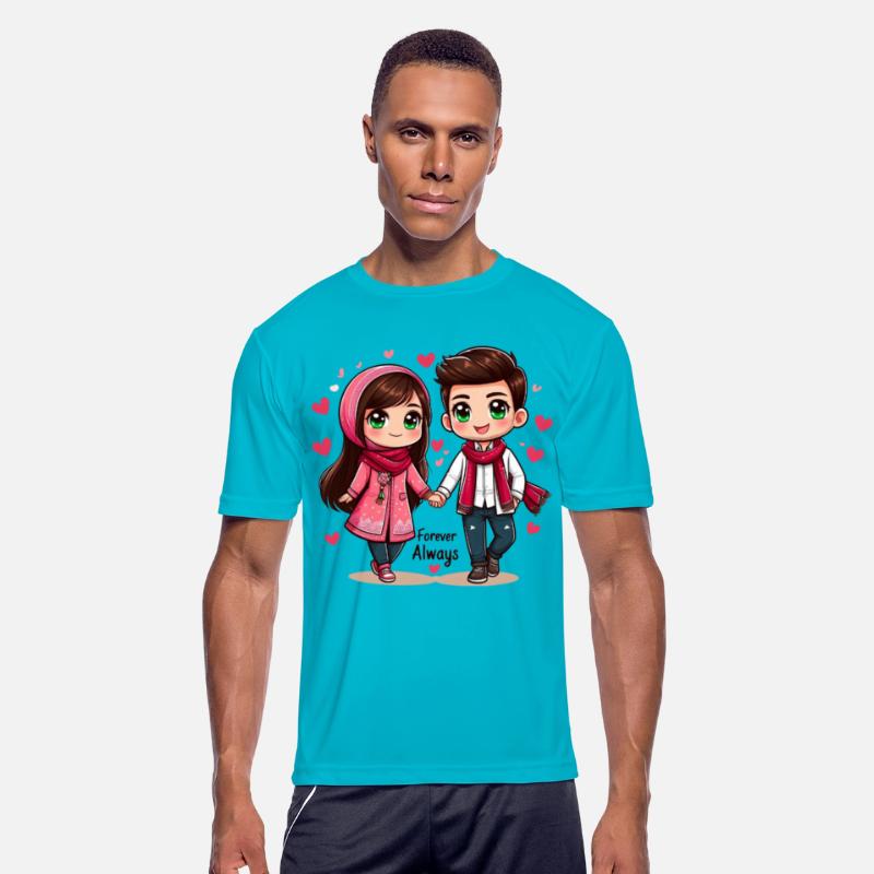 Forever Always – Cute Couple Illustration