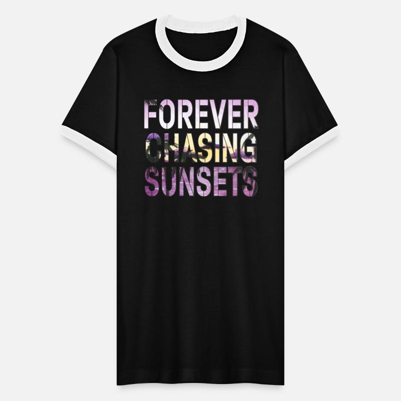Forever Chasing Sunsets Retro Summer Vacation