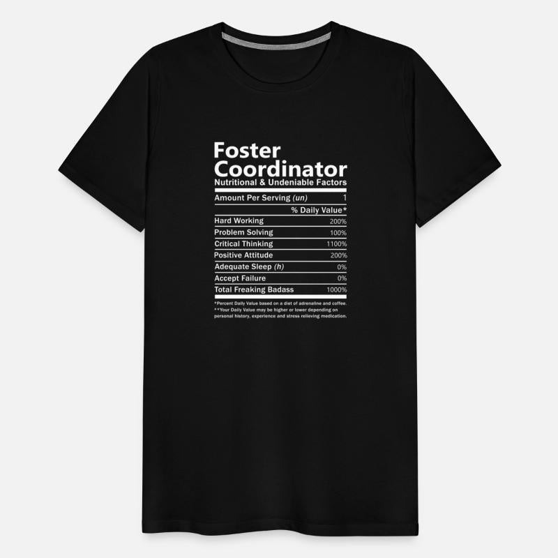 Foster Coordinator T Shirt - Nutritional And Unden