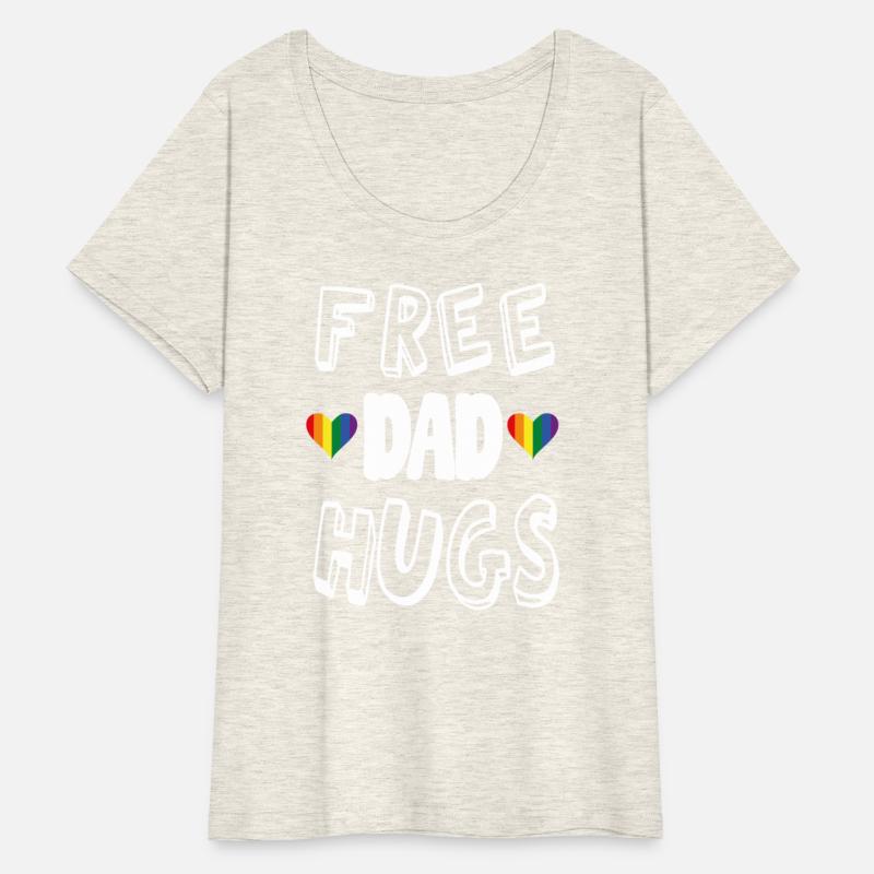 Free Dad Hugs Gay Shirt