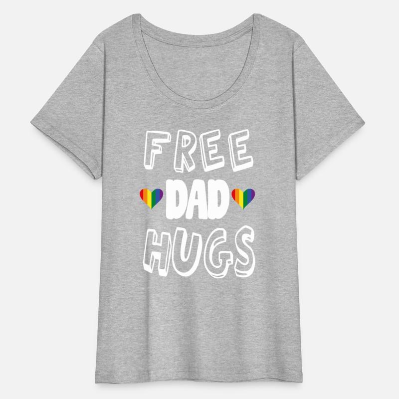 Free Dad Hugs Gay Shirt