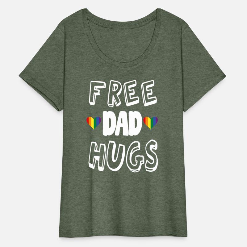 Free Dad Hugs Gay Shirt
