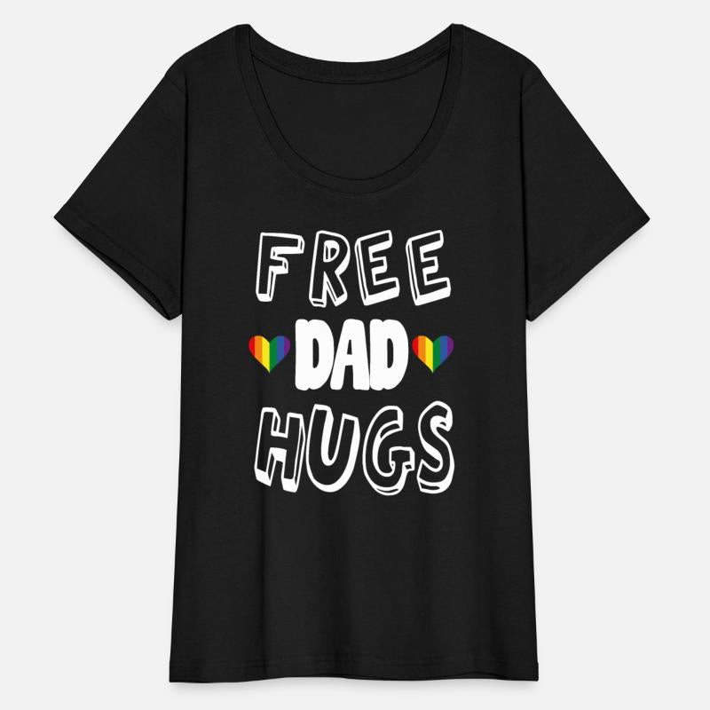 Free Dad Hugs Gay Shirt