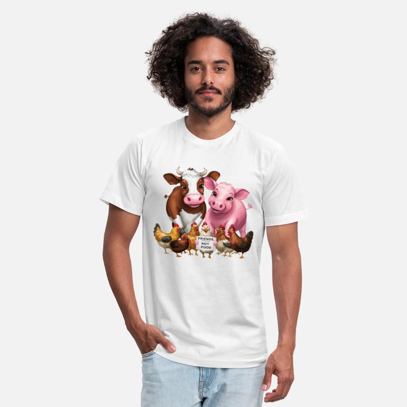 Friends Not Food No Meat for a Vegetarian and