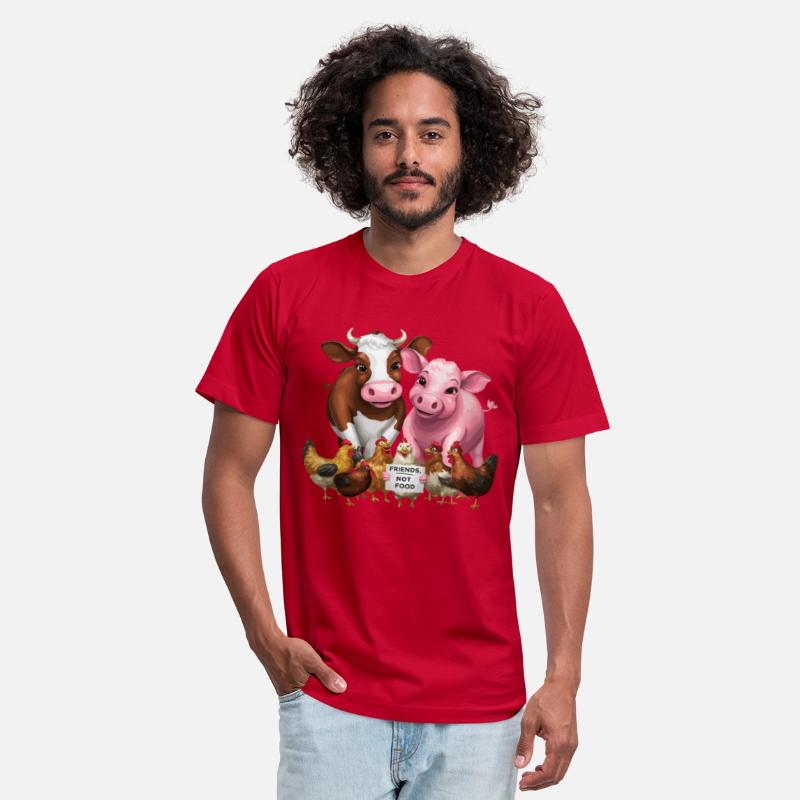 Friends Not Food No Meat for a Vegetarian and