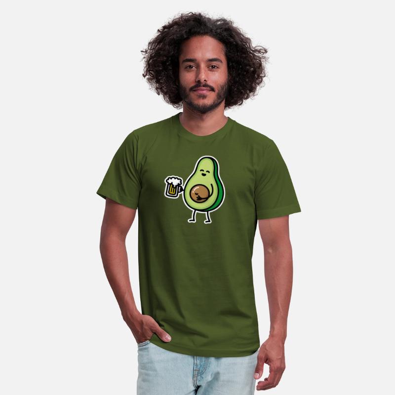 Funny avocado beer belly funny beer drinker gift