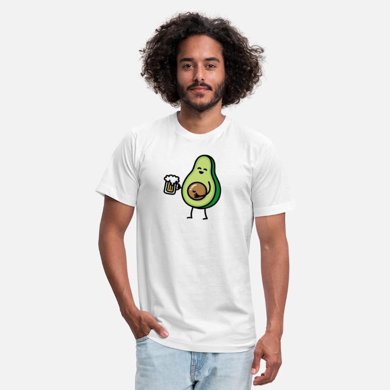 Funny avocado beer belly funny beer drinker gift