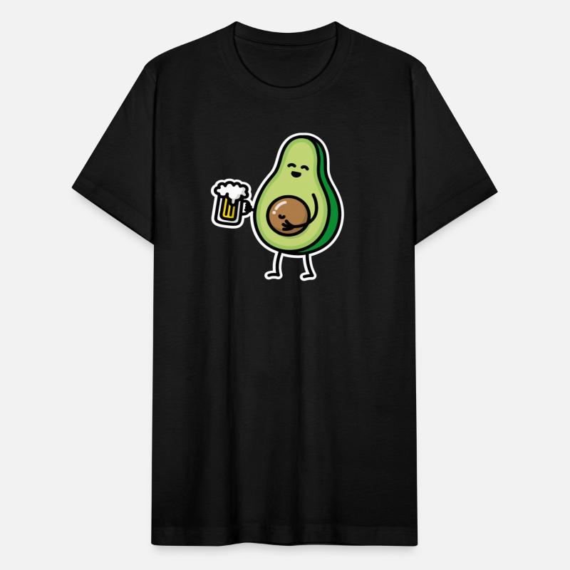 Funny avocado beer belly funny beer drinker gift
