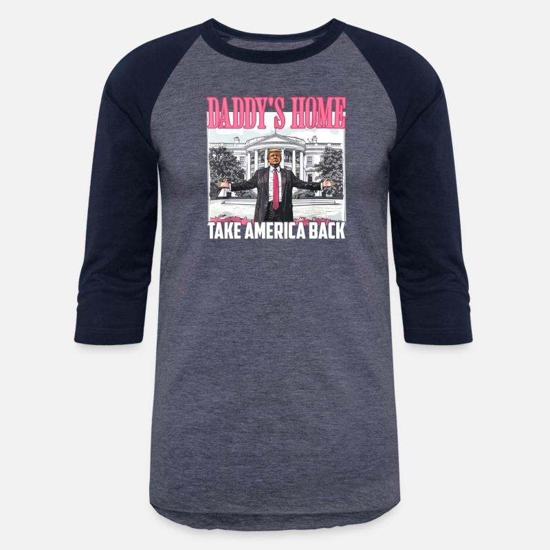Funny Daddy's Home Take America Back Pink 2024