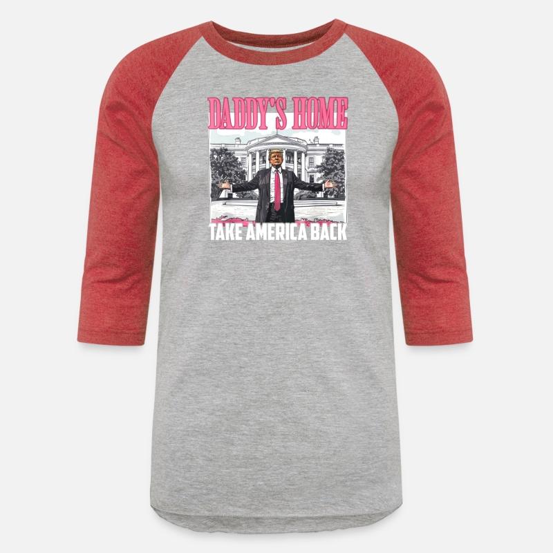Funny Daddy's Home Take America Back Pink 2024